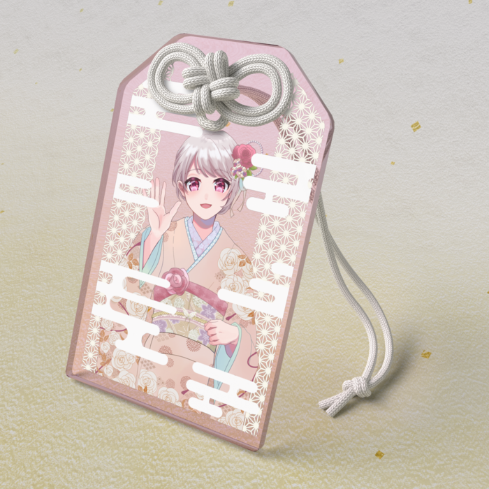 アクリルお守り - 50 × 80mm