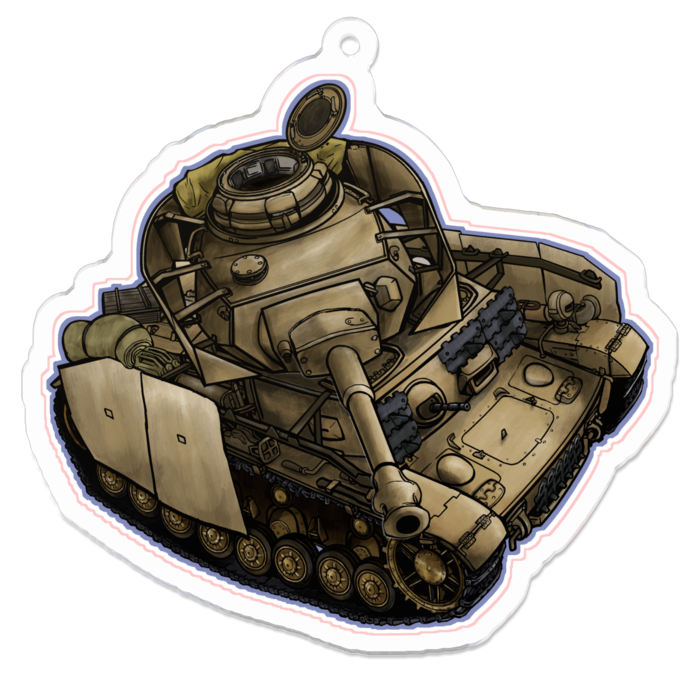 アクリルキーホルダー - 70 x 70 (mm)