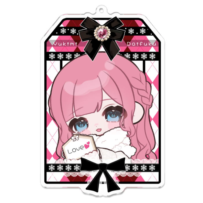 アクリルキーホルダー - 100 x 100 (mm)
