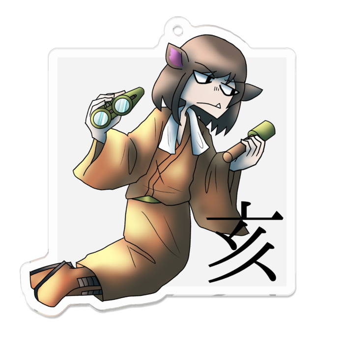 アクリルキーホルダー - 70 x 70 (mm)