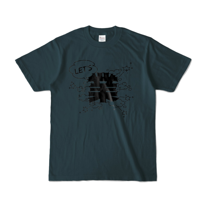 カラーTシャツ - S - デニム (濃色)