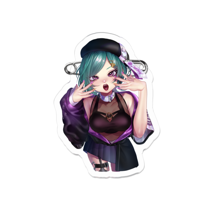 アクリルバッジ - 50 x 50 (mm)