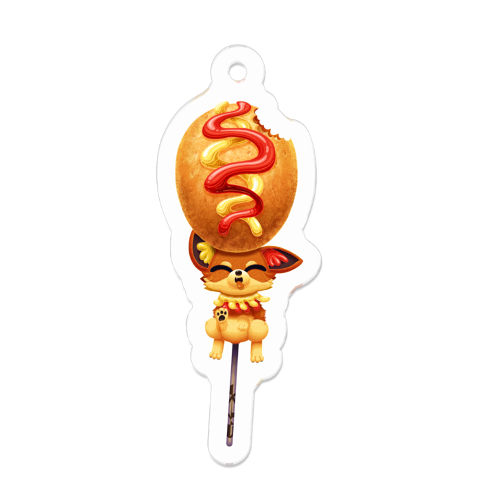 アクリルキーホルダー - 50 x 50 (mm)