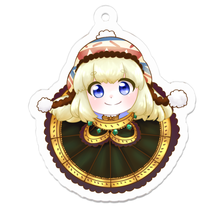 アクリルキーホルダー - 50 x 50 (mm)