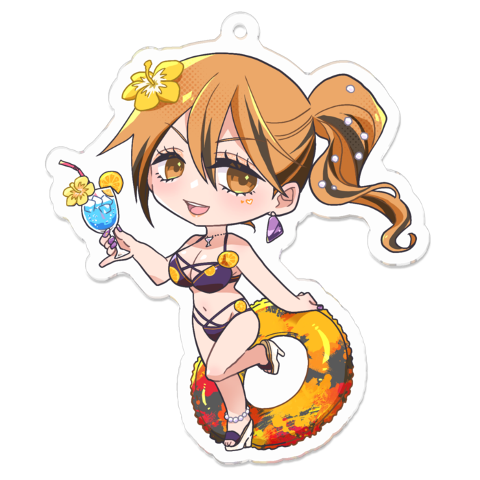 アクリルキーホルダー - 70 x 70 (mm)