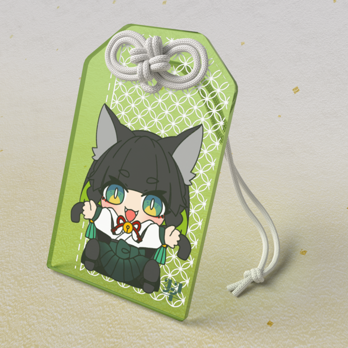 アクリルお守り - 50 × 80mm