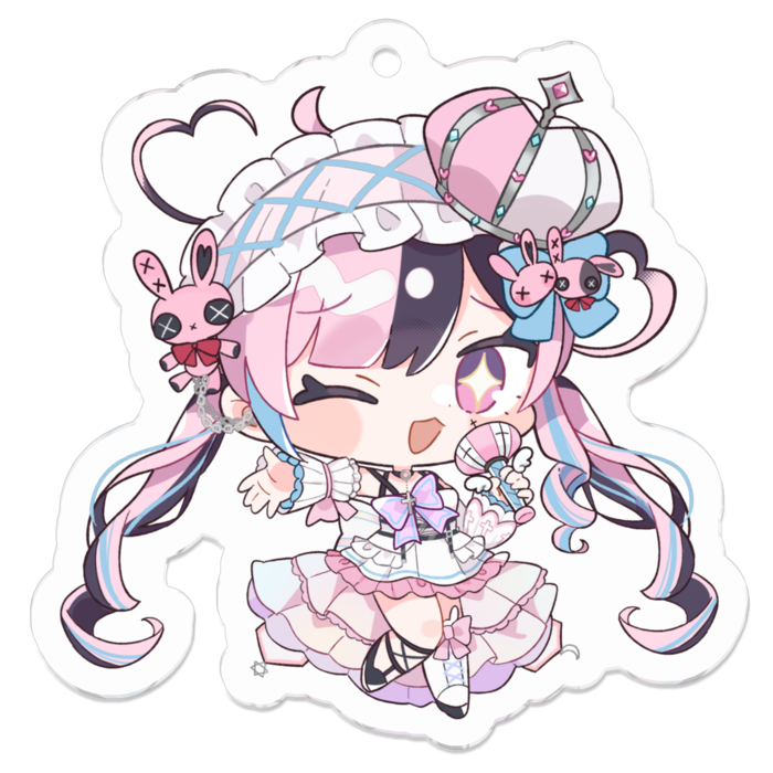 アクリルキーホルダー - 50 x 50 (mm)