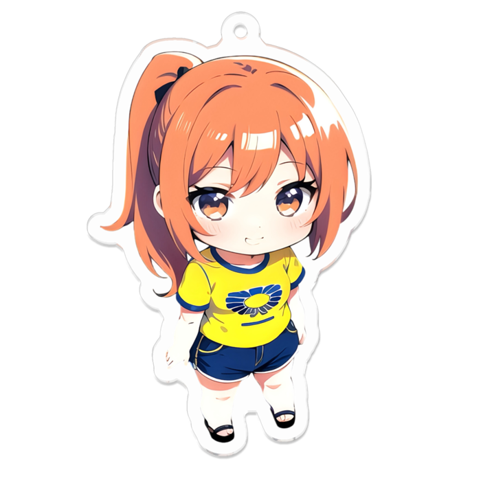 アクリルキーホルダー - 70 x 70 (mm)