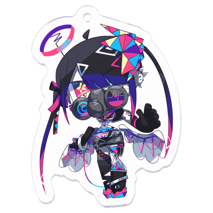 アクリルキーホルダー - 50 x 50 (mm)