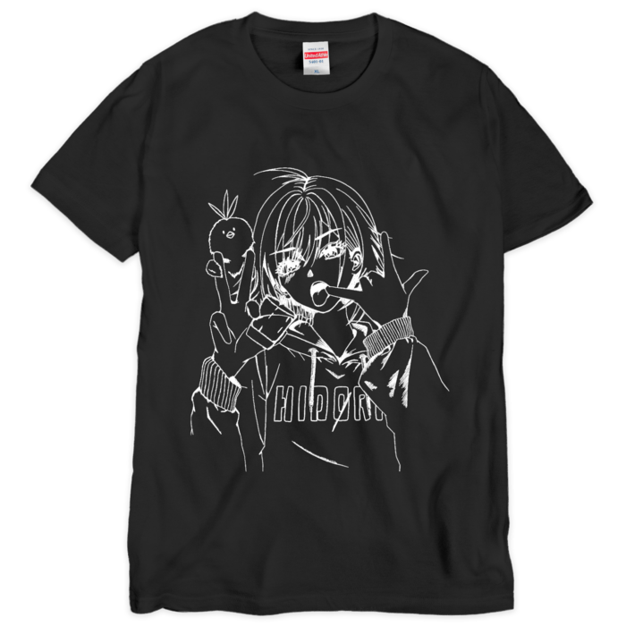 Tシャツ（シルクスクリーン印刷） - XL - ブラック