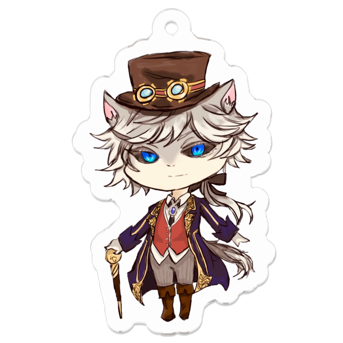 アクリルキーホルダー - 50 x 50 (mm)