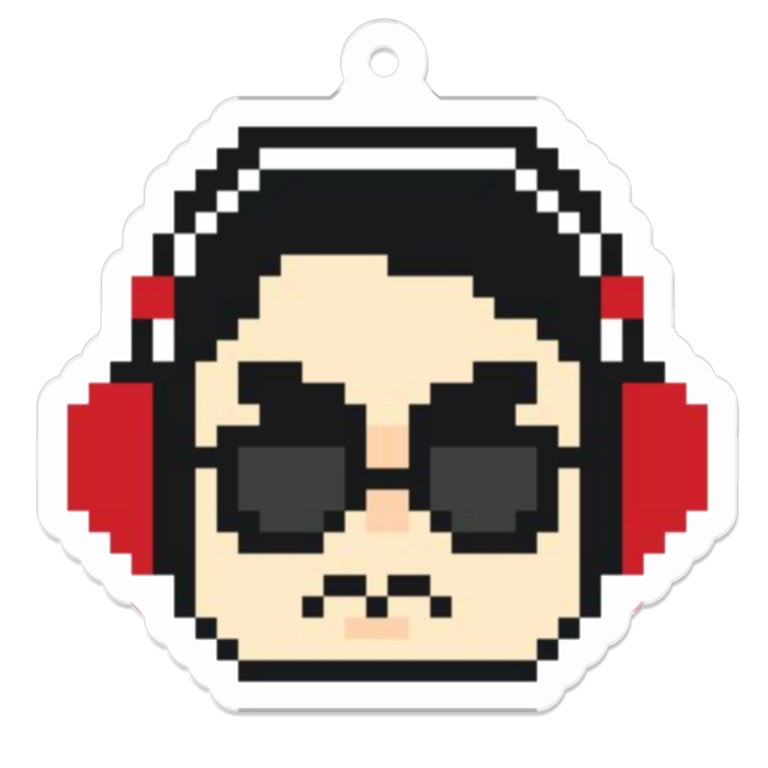 アクリルSAIGOキーホルダー - 50 x 50 (mm)(5)