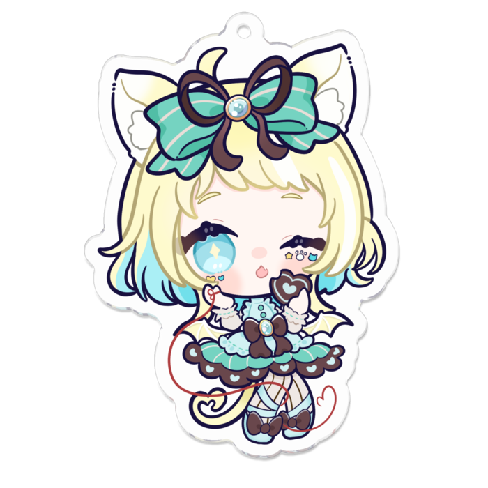 アクリルキーホルダー - 70 x 70 (mm)