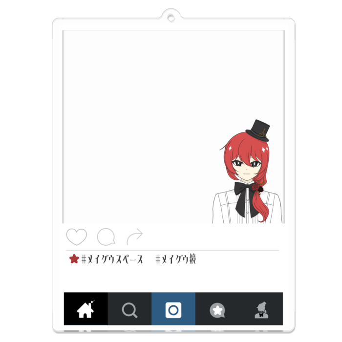 アクリルキーホルダー - 100 x 100 (mm)