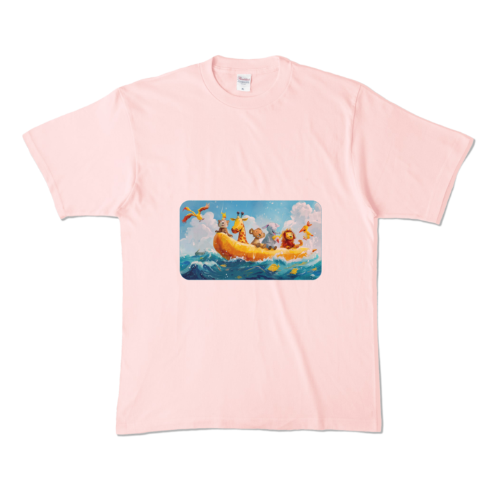 カラーTシャツ - XL - ライトピンク (淡色)