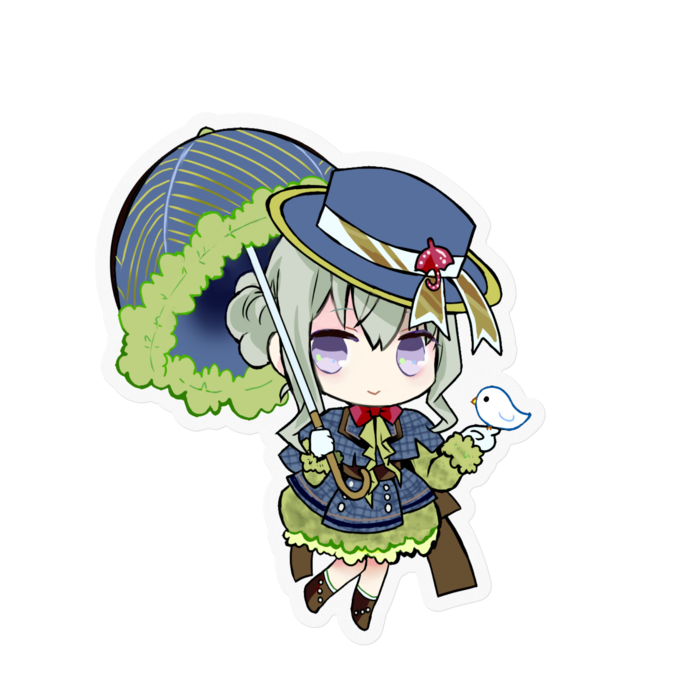 ステッカー - 100 x 100 (mm)クリア