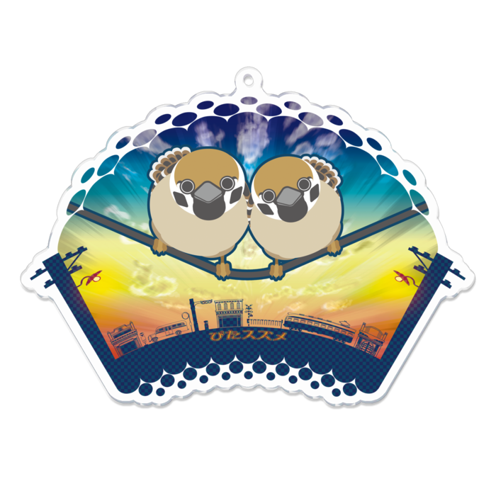 アクリルキーホルダー - 100 x 100 (mm)