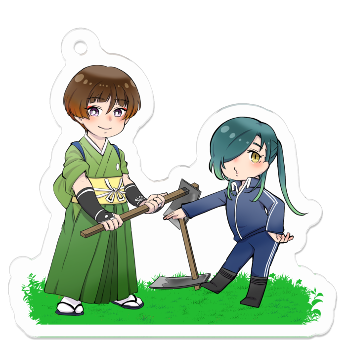 アクリルキーホルダー - 50 x 50 (mm)