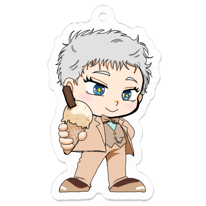 アクリルキーホルダー - 50 x 50 (mm)