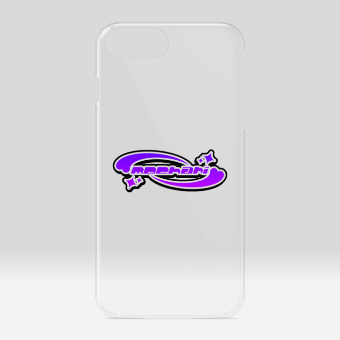 クリアiPhoneケース - iPhone 6 Plus / 7 Plus / 8 Plus(パープル)