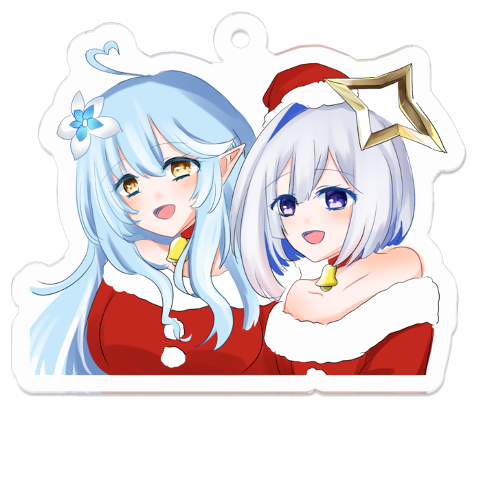 ゴリレバ🎄💍アクリルキーホルダー - 50 x 50 (mm)