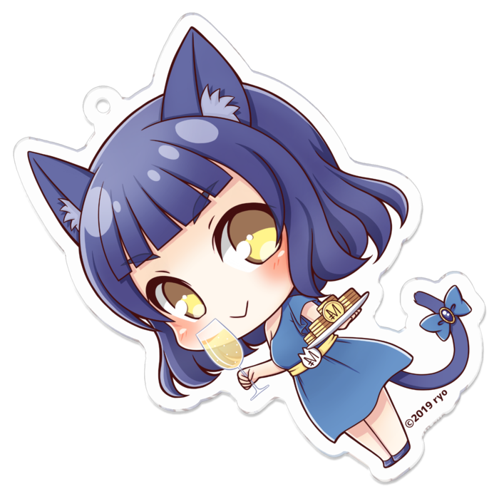アクリルキーホルダー - 70 x 70 (mm)