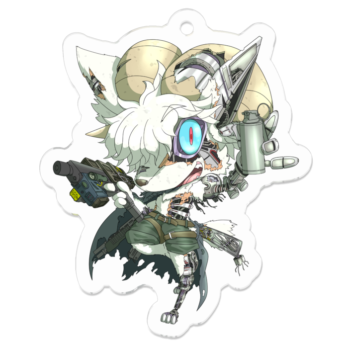 アクリルキーホルダー - 50 x 50 (mm)