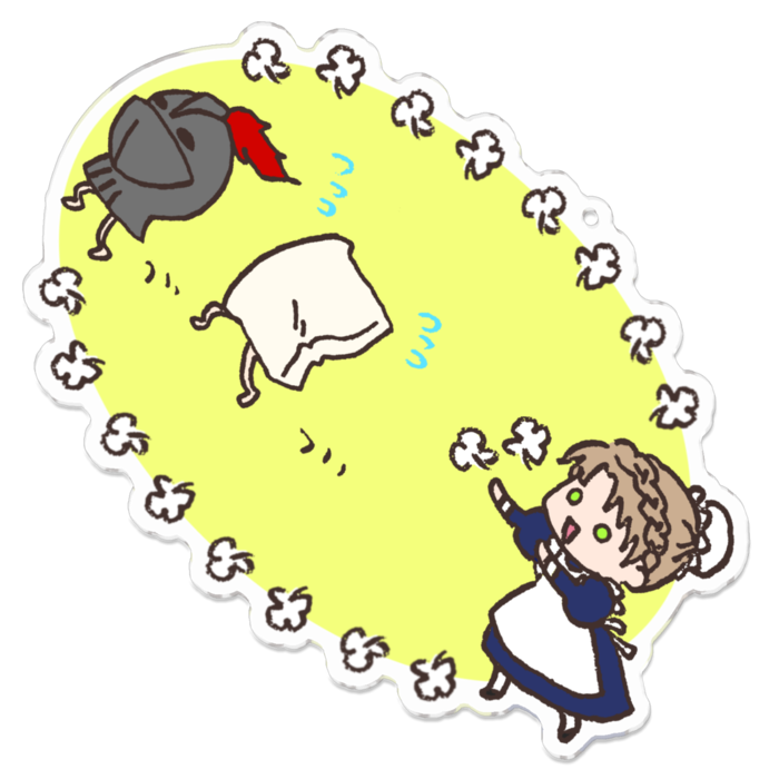 アクリルキーホルダー - 100 x 100 (mm)