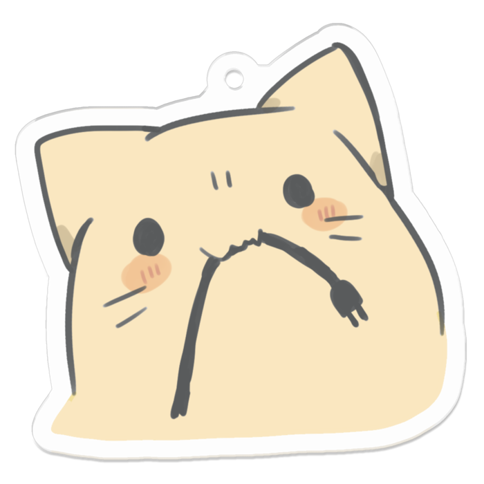 アクリルキーホルダー - 50 x 50 (mm)