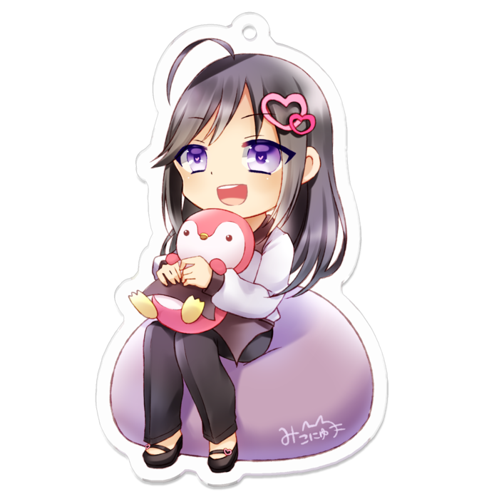 アクリルキーホルダー（コーティング） - 70 x 70 (mm)