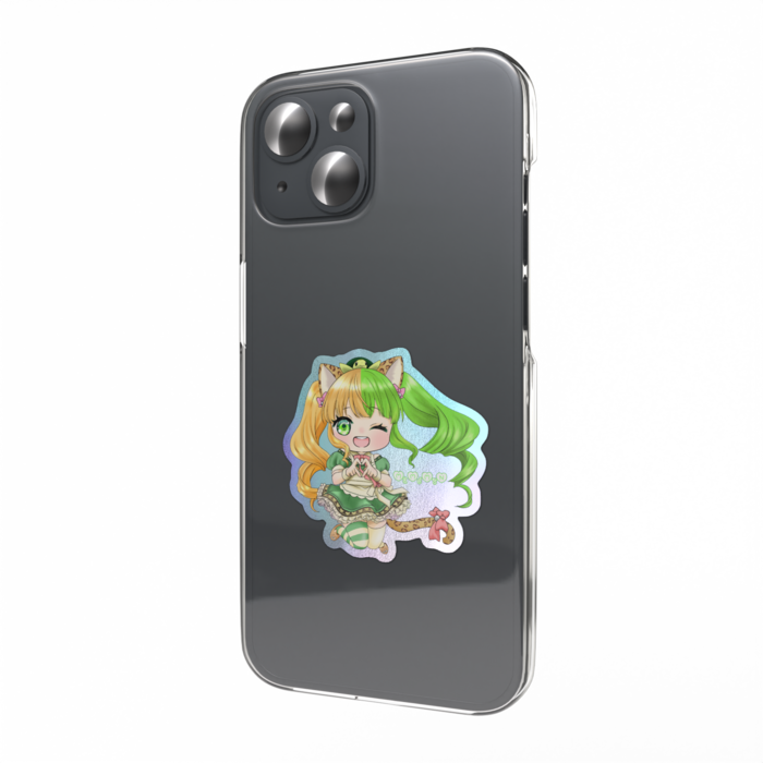 オーロラスマホステッカー - 縦