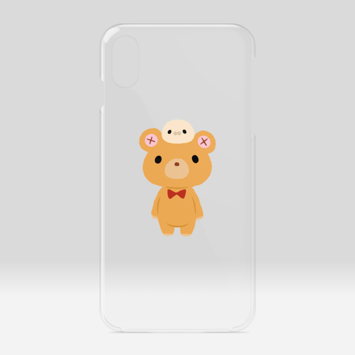 ver.WクリアiPhoneケース - iPhone XSMax