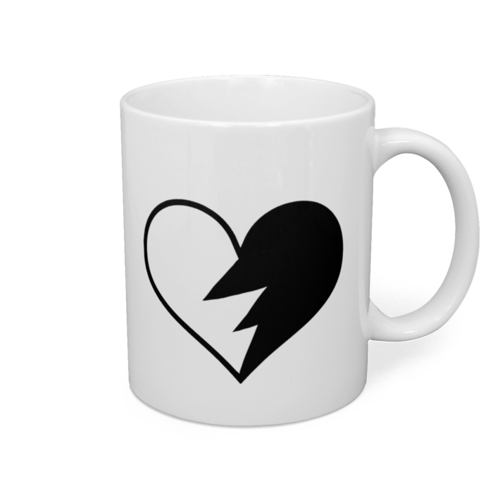 ❤マグカップ - 直径 8 cm / 高さ 9.5 cm