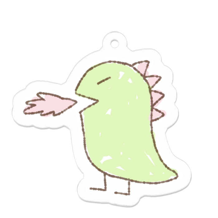 アクリルキーホルダー - 50 x 50 (mm)