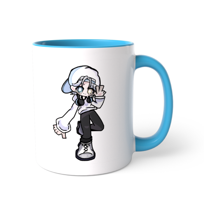 ツートンカラーマグカップ - 直径 8.2cm / 高さ 9.5cm