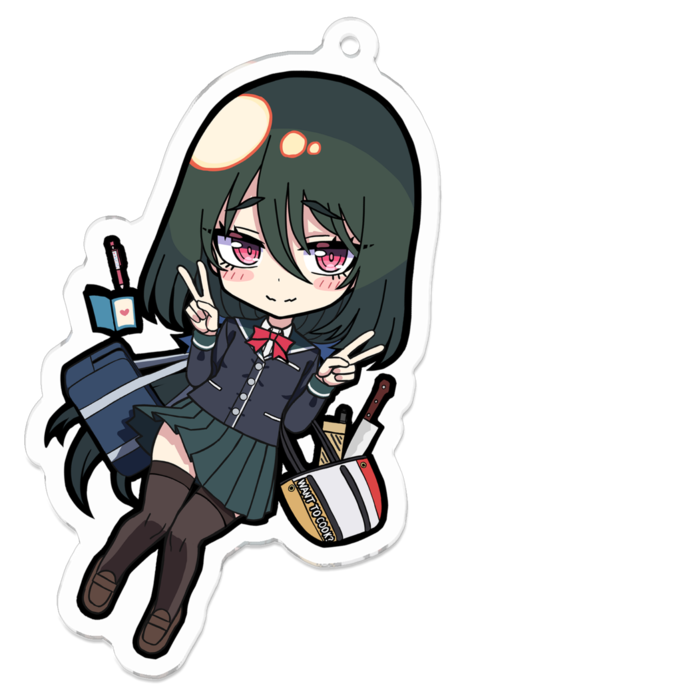 アクリルキーホルダー - 70 x 70 (mm)