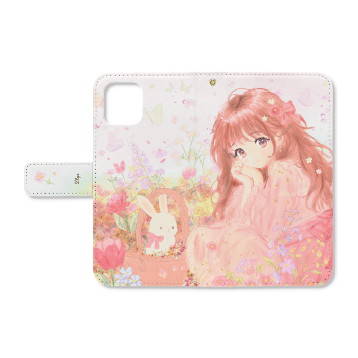 手帳型iPhoneケース - iPhone11 - ストラップ穴 あり