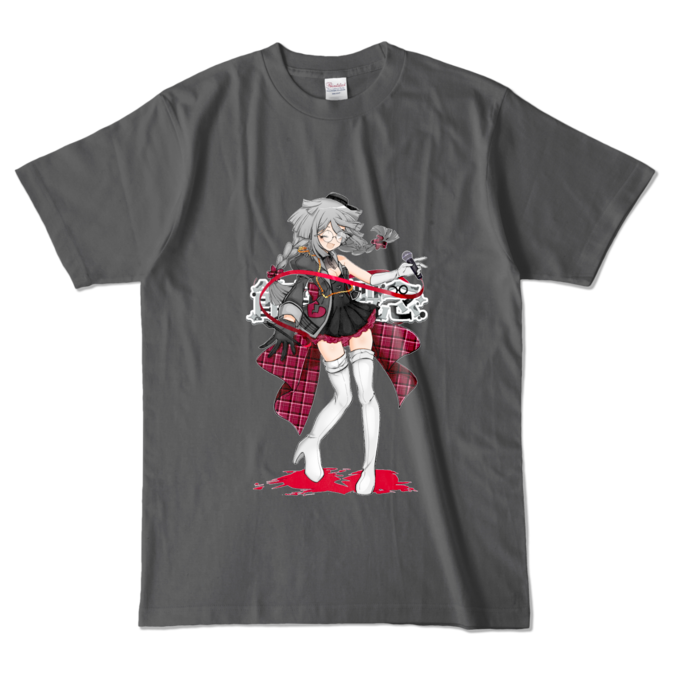 カラーTシャツ - L - チャコール (濃色)