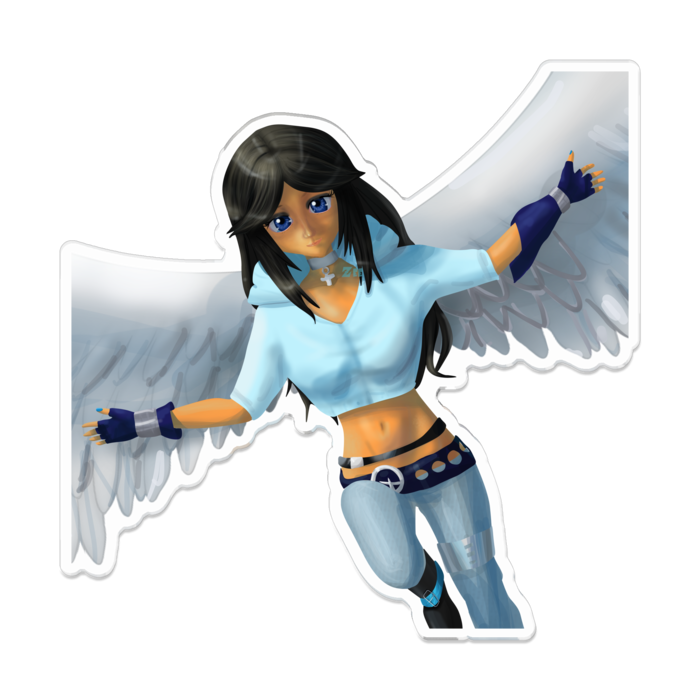 アクリルバッジ - 100 x 100 (mm)