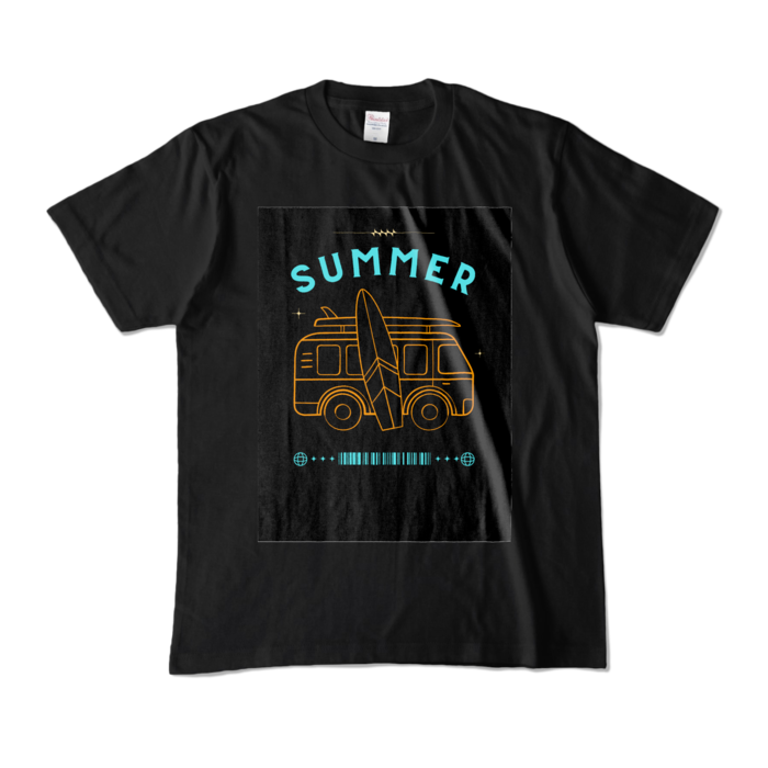 カラーTシャツ - M - ブラック (濃色)