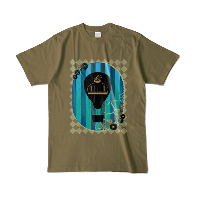カラーTシャツ - L - オリーブ (濃色)(大)