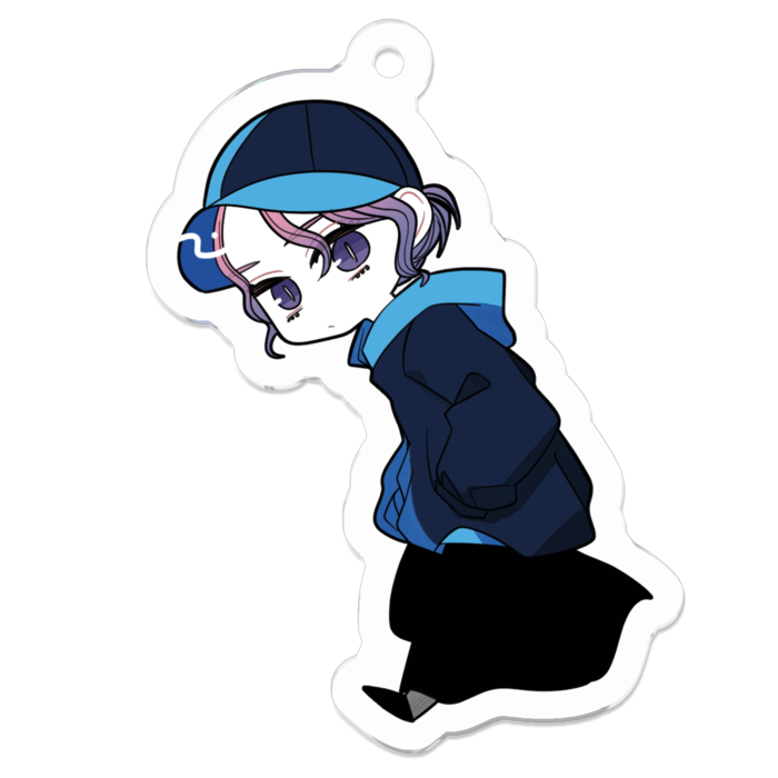 アクリルキーホルダー - 50 x 50 (mm)