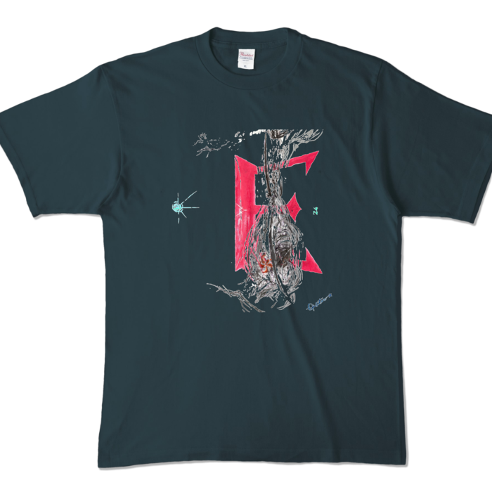 カラーTシャツ - XL - デニム (濃色)