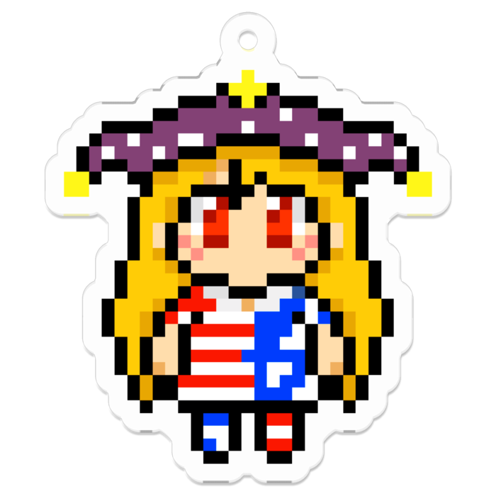 アクリルキーホルダー - 50 x 50 (mm)