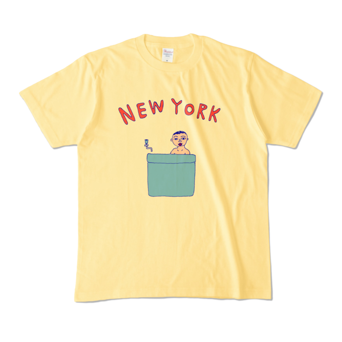 カラーTシャツ - M - ライトイエロー (淡色)
