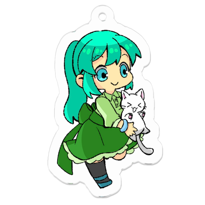 アクリルキーホルダー - 50 x 50 (mm)