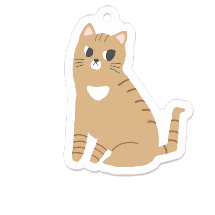 アクリルキーホルダー - 50 x 50 (mm)