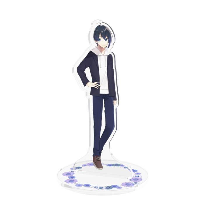 アクリルフィギュアB 背景なし - 100x100mm(1)