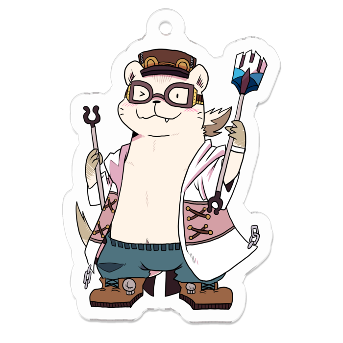 アクリルキーホルダー - 50 x 50 (mm)