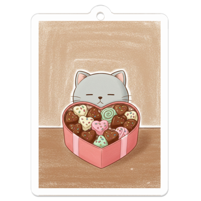 アクリルキーホルダー - 50 x 50 (mm)